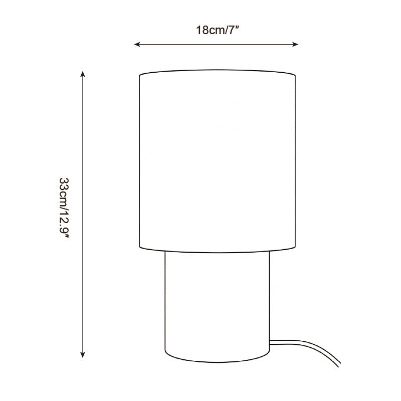 Alderielle Oak Table Lamp