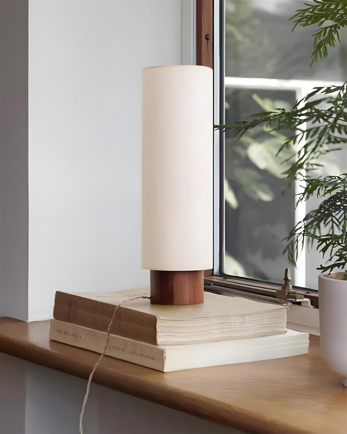 Alderielle Oak Table Lamp