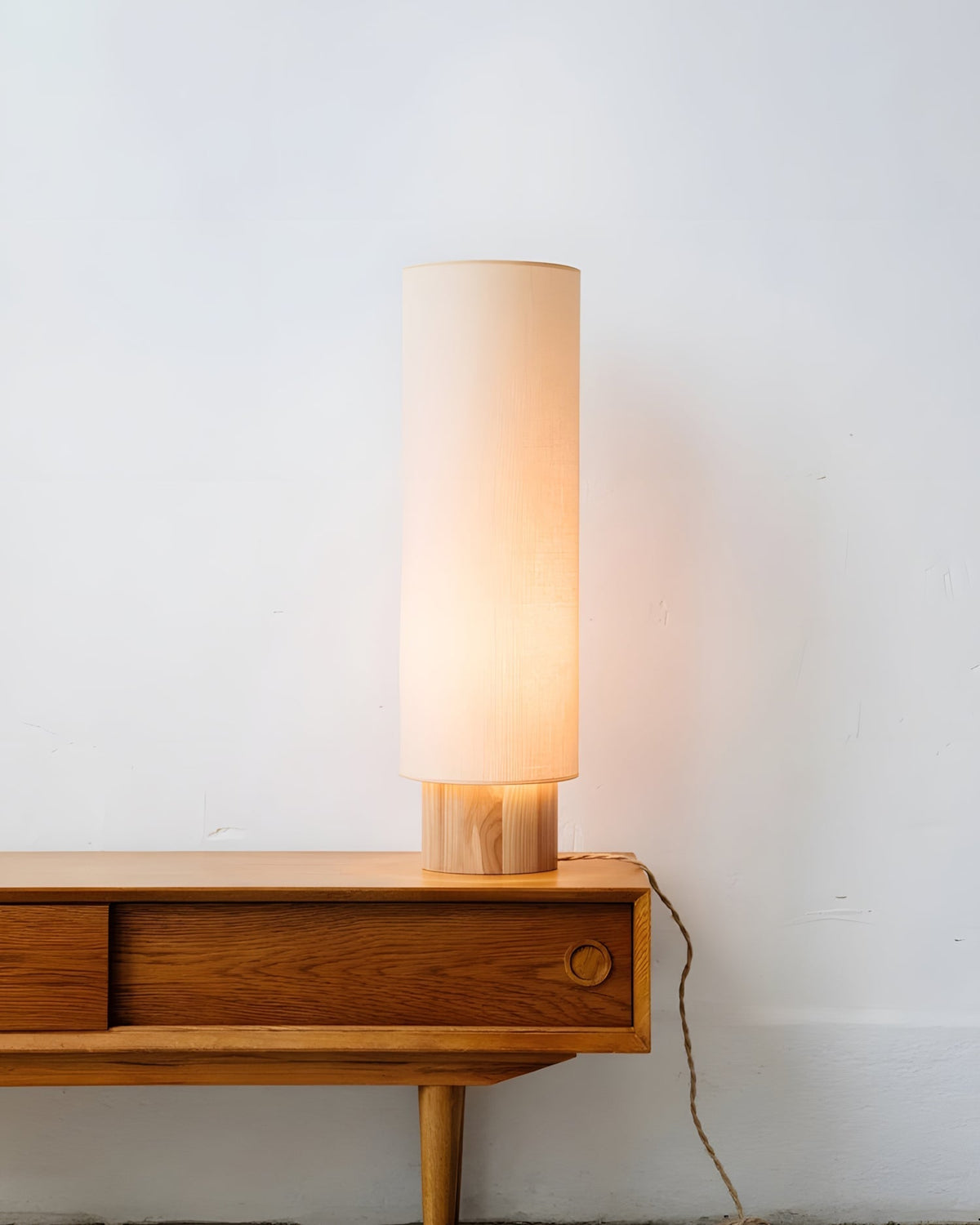 Alderielle Oak Table Lamp