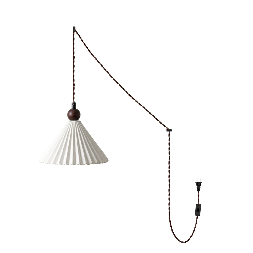 Viola Ceramics Plug In Pendant Light