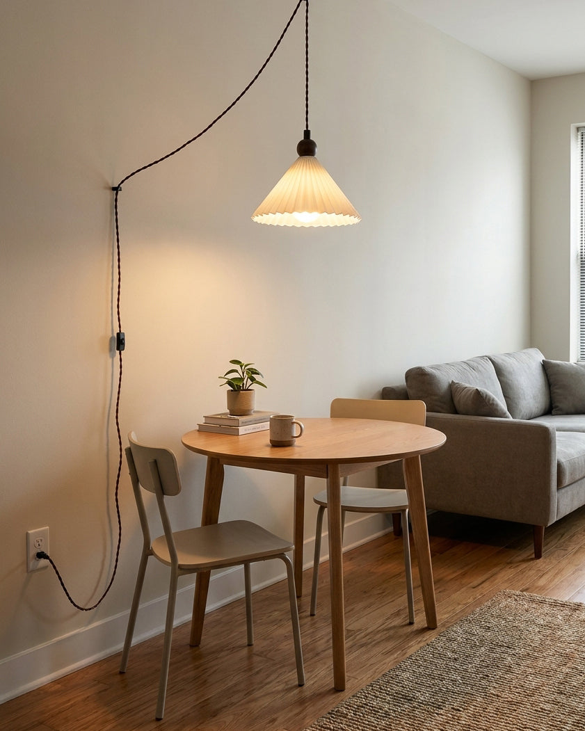 Viola Ceramics Plug In Pendant Light