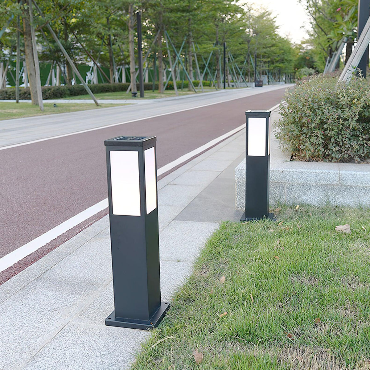 Saponed Bollard Solar Outdoor Light