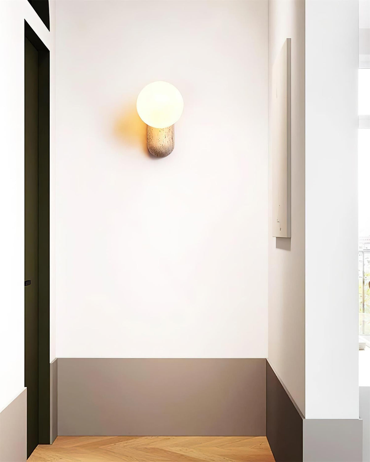 Tavelaria Wall Lamp Travertine Organic Serenity