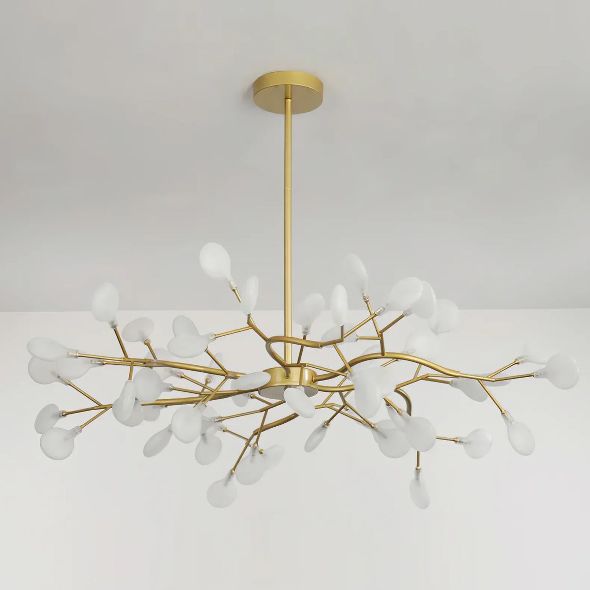 Zumulel Unique Branch Firefly Sputnik Art Deco Chandelier