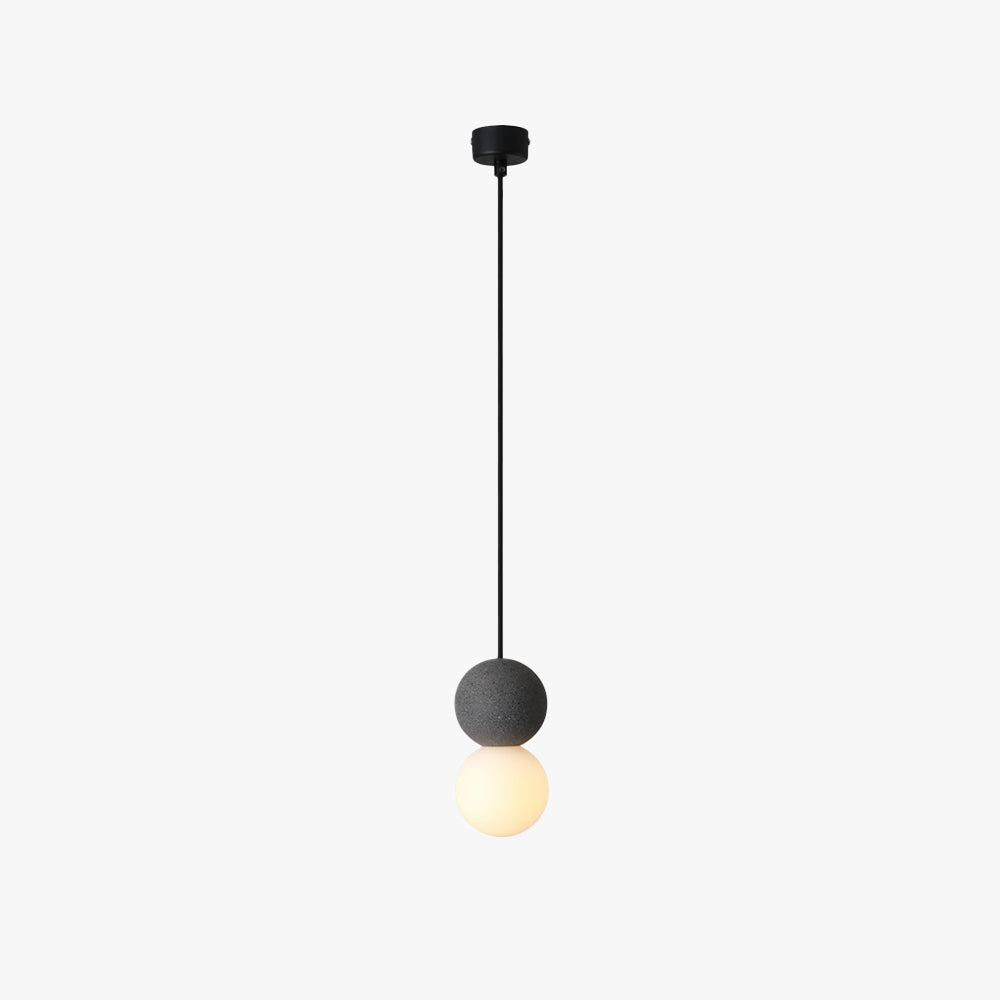 Jakuvom Modern LED Pendant Light Black Metal Bedroom Living Room