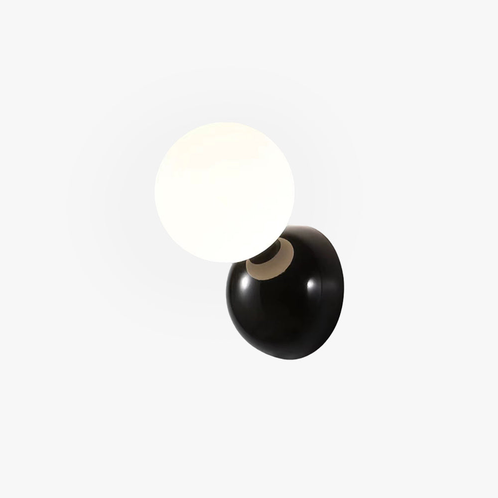 Kadebud Modern LED Indoor Wall Lamp Black White Metal Living Room