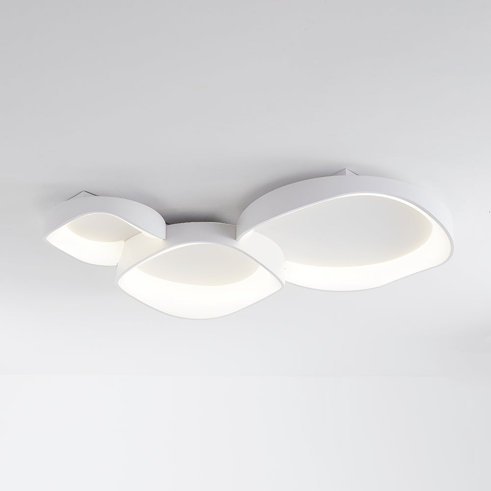 Rimopel Modern Wave Flush Mount Ceiling Light