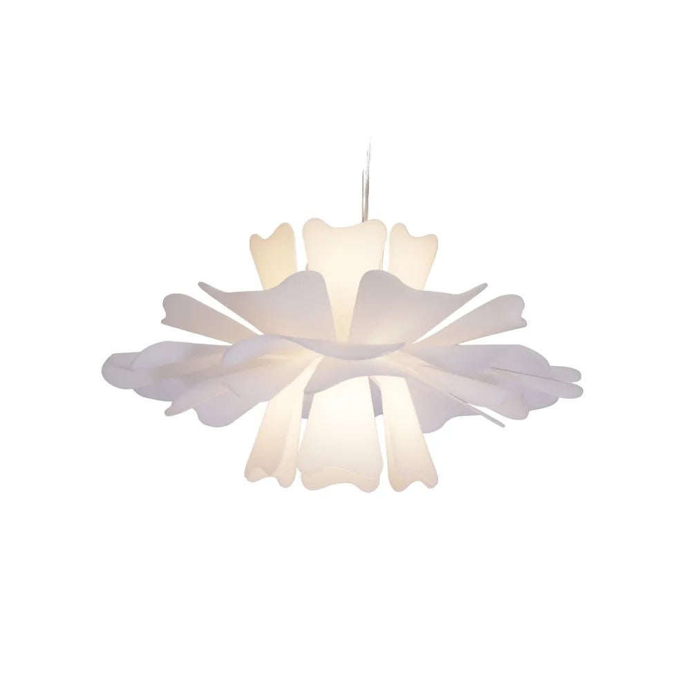 Eldor Elegant Flower Pendant Light White-Neutral Decor