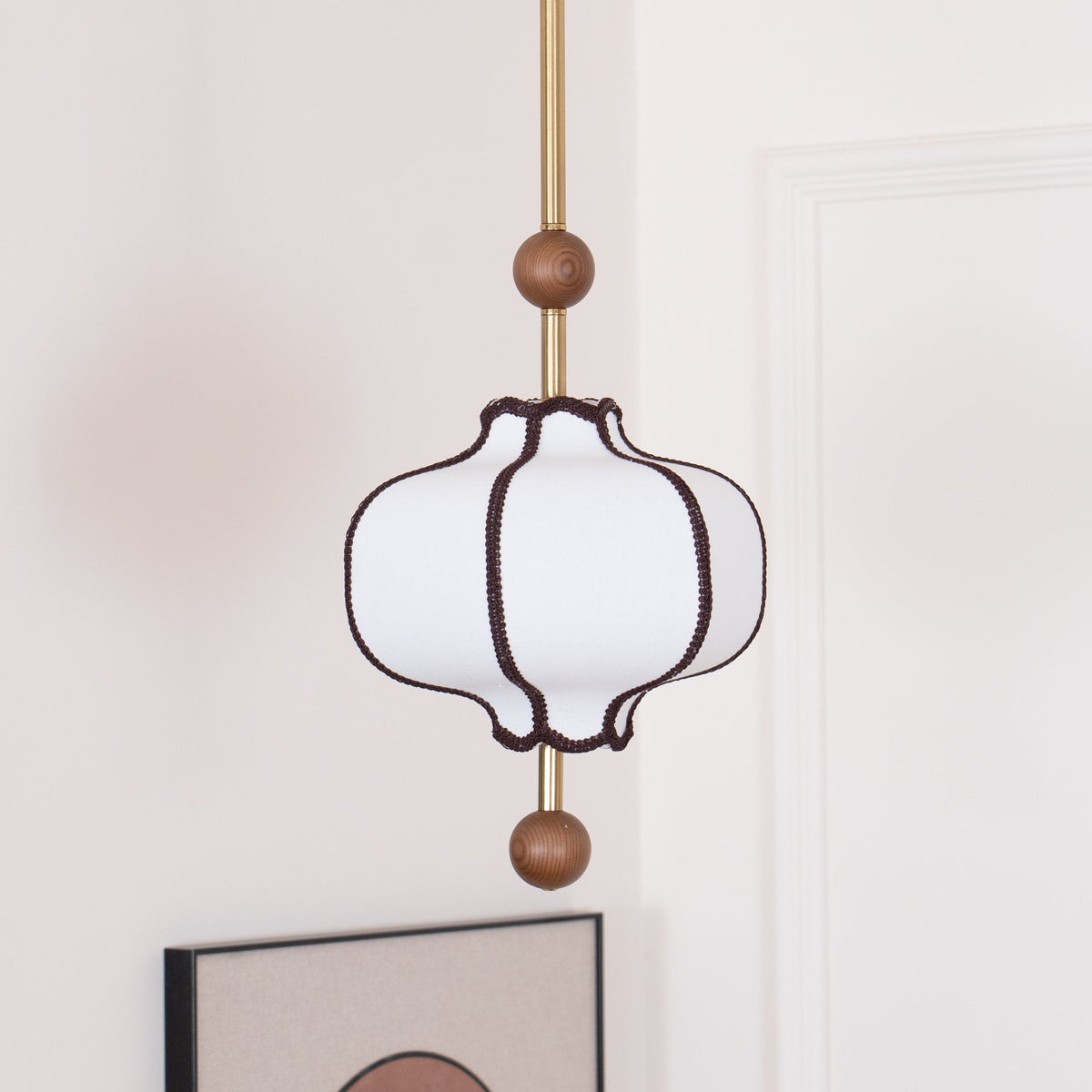 Wegitil Pendant Light Lantern Fabric