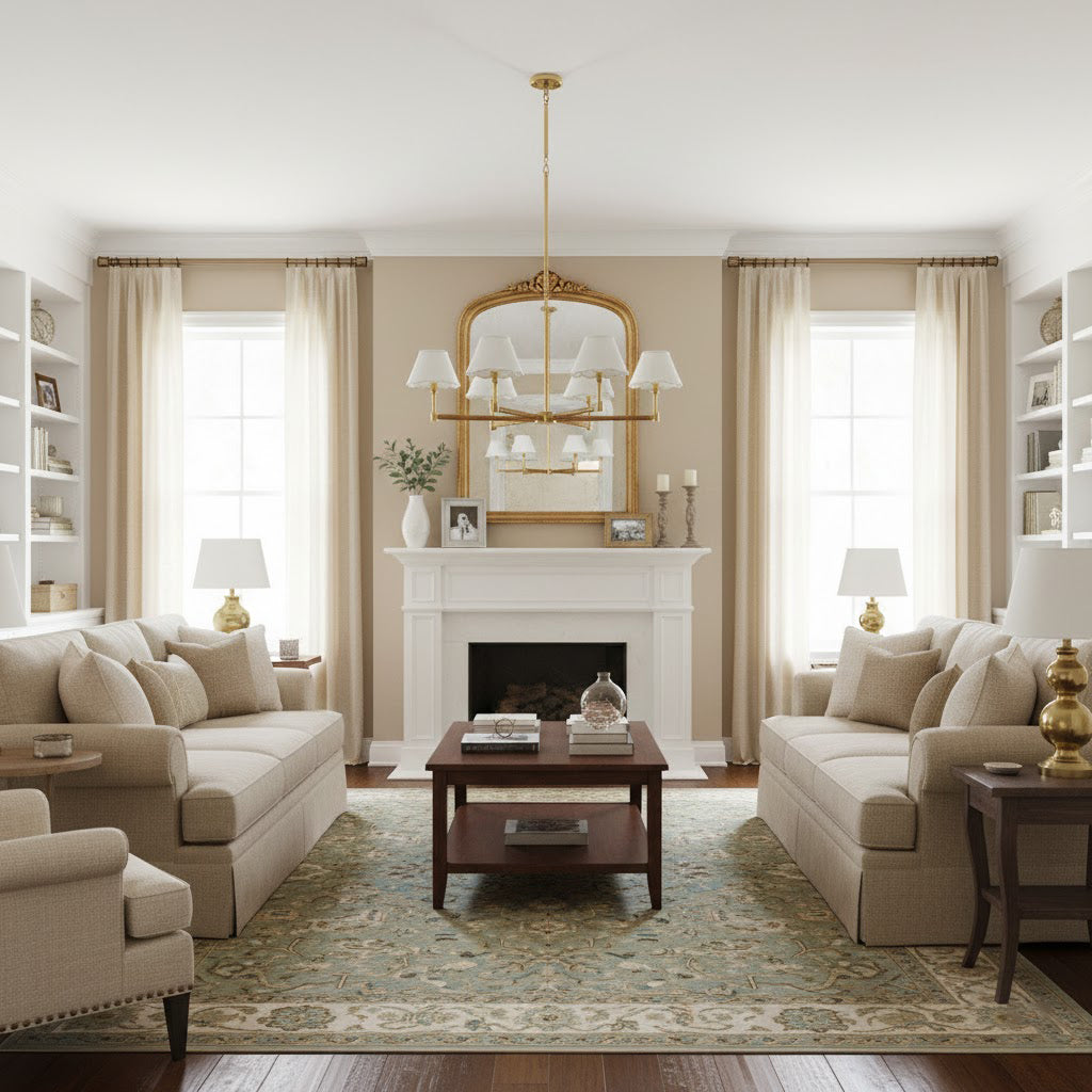 Larkspur Modern Brass Chandelier
