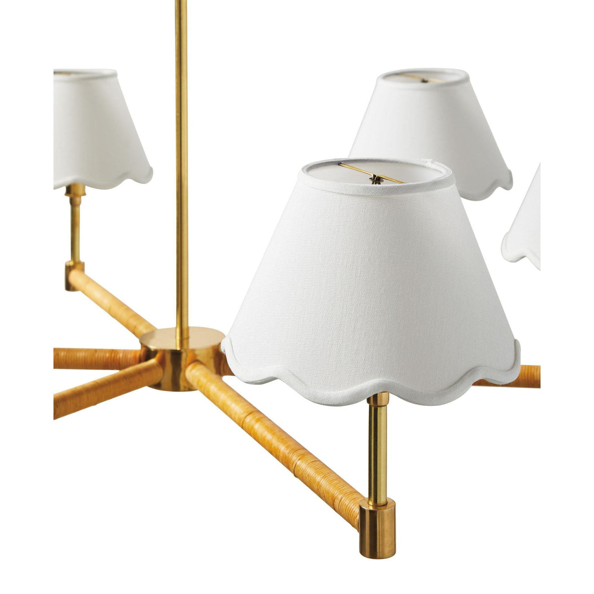 Larkspur Modern Brass Chandelier