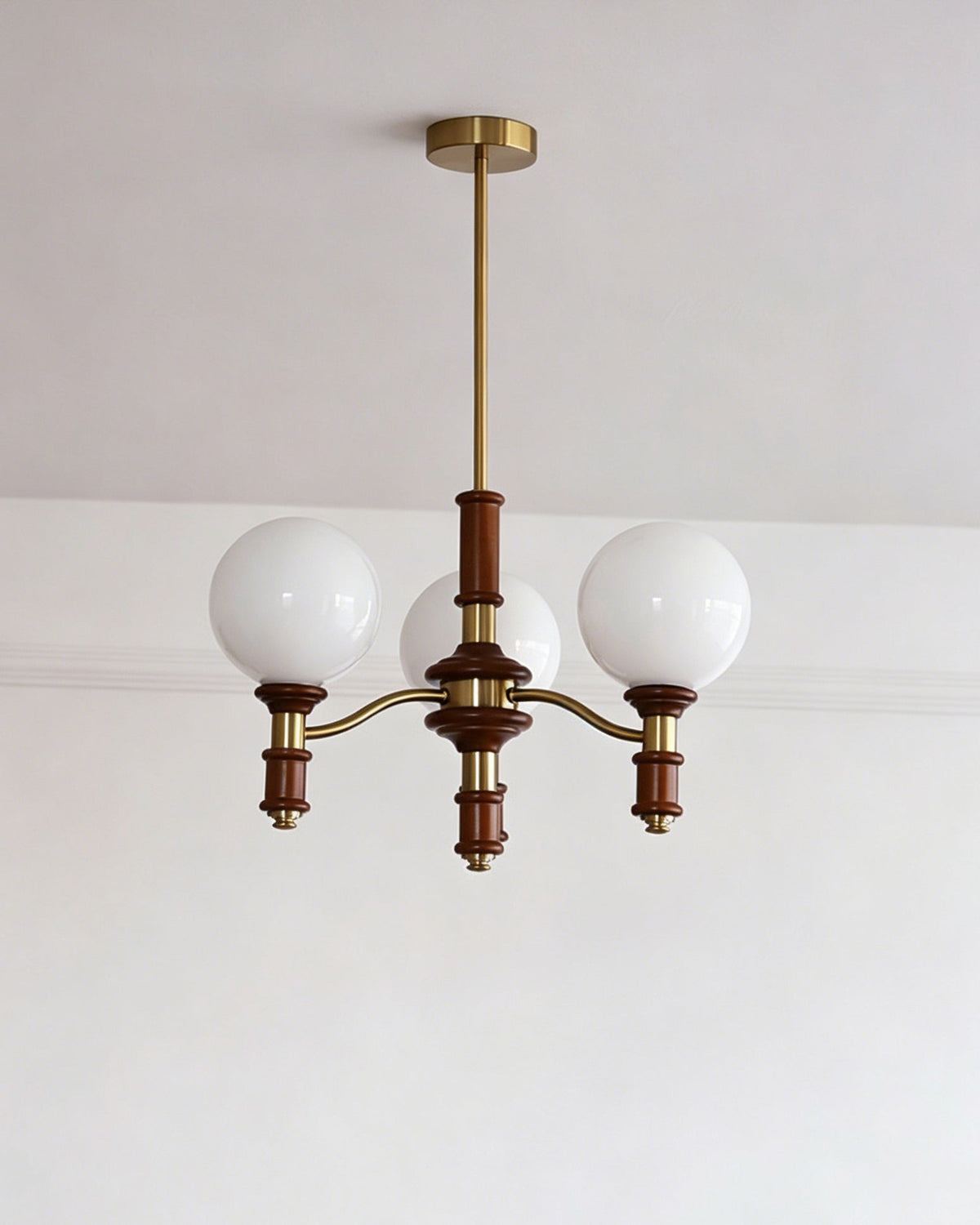 Laurelhurst Walnut Globe Chandelier