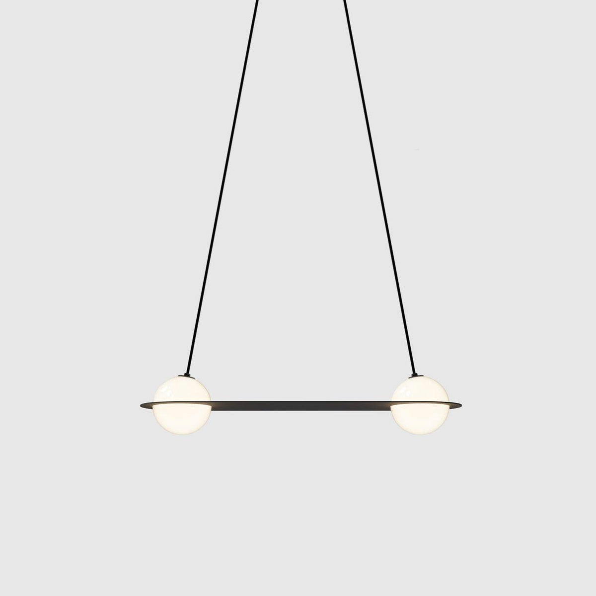 Irenol Black Contemporary Pendant Lamp