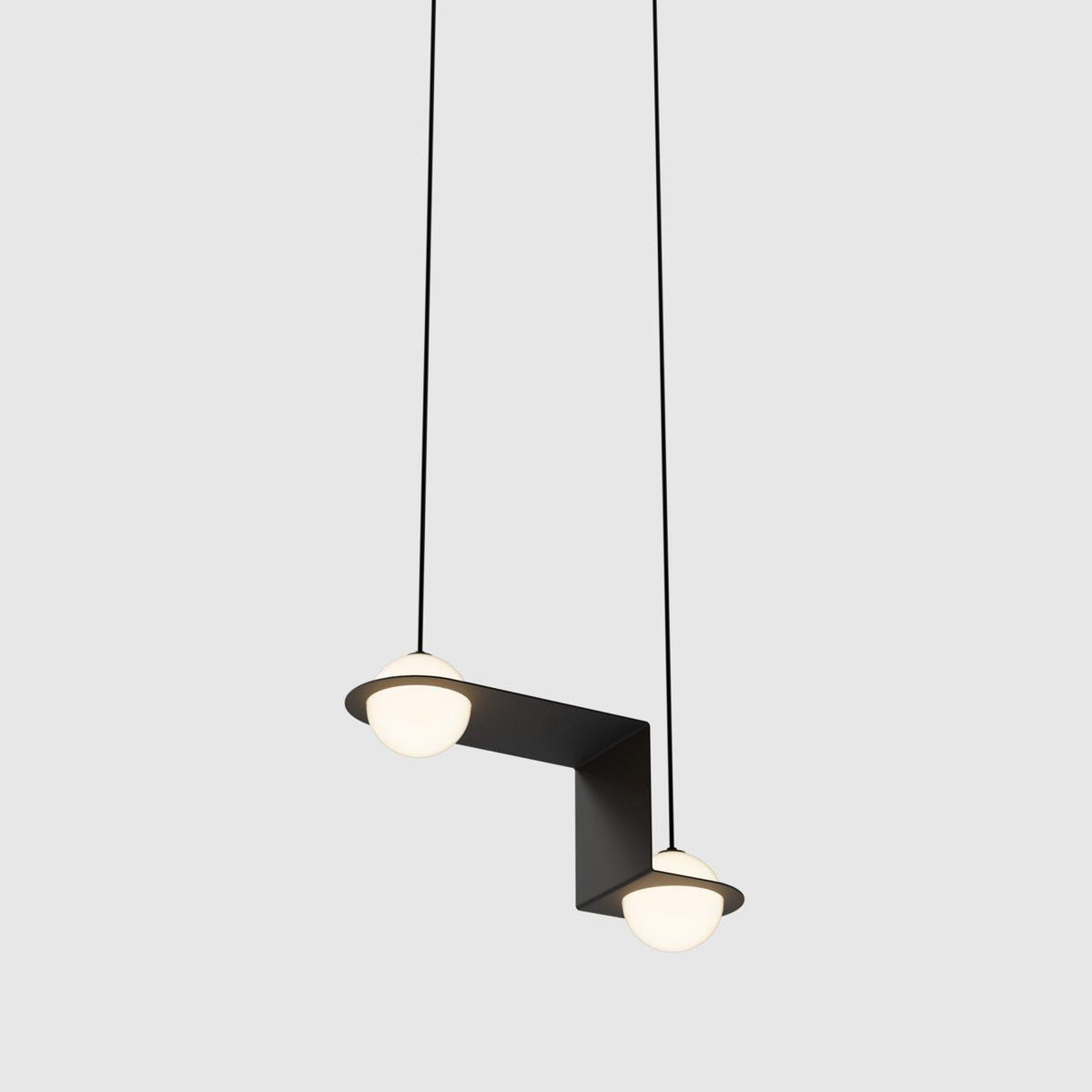 Jedokun Black Glass Pendant Lamp