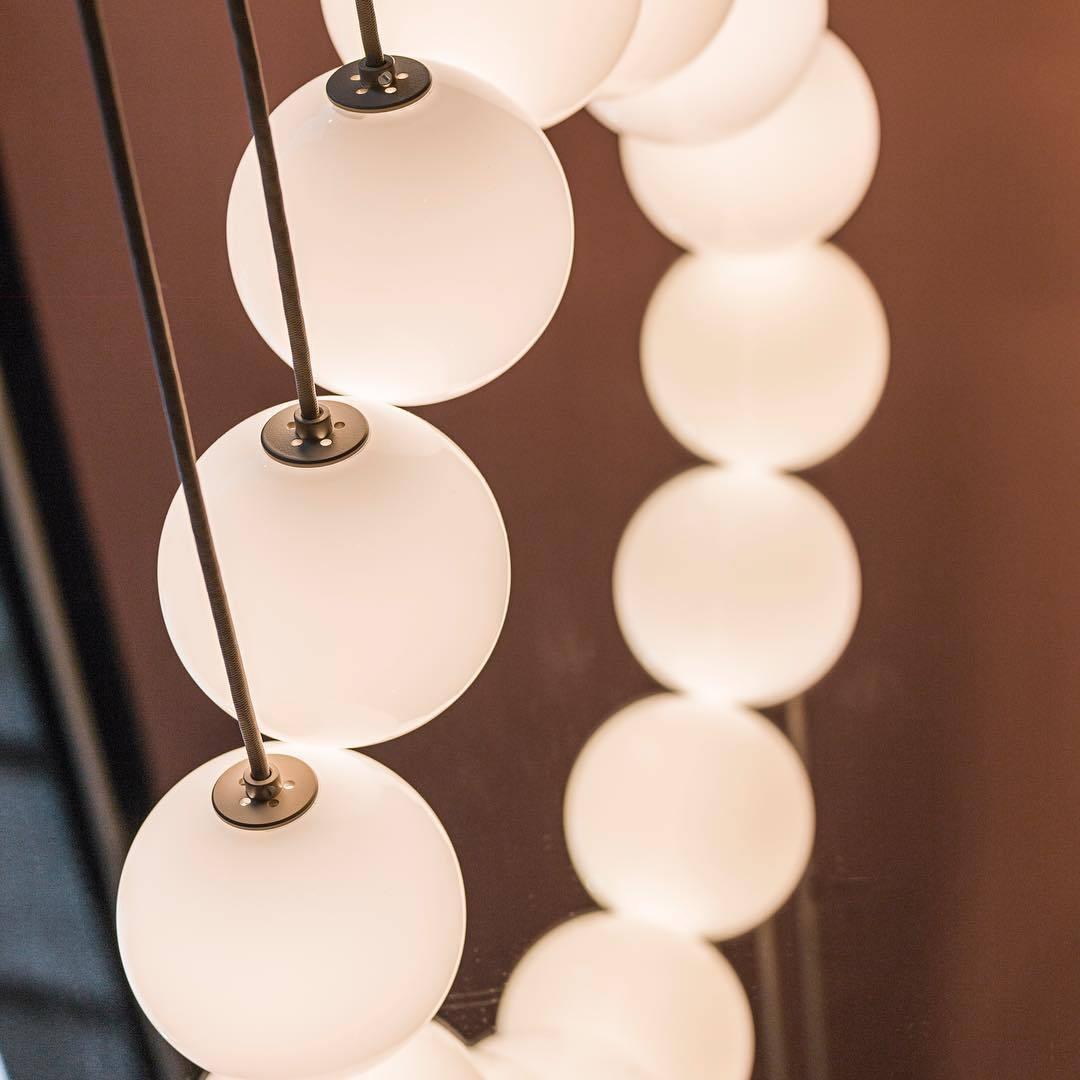 Irenol Black Contemporary Pendant Lamp
