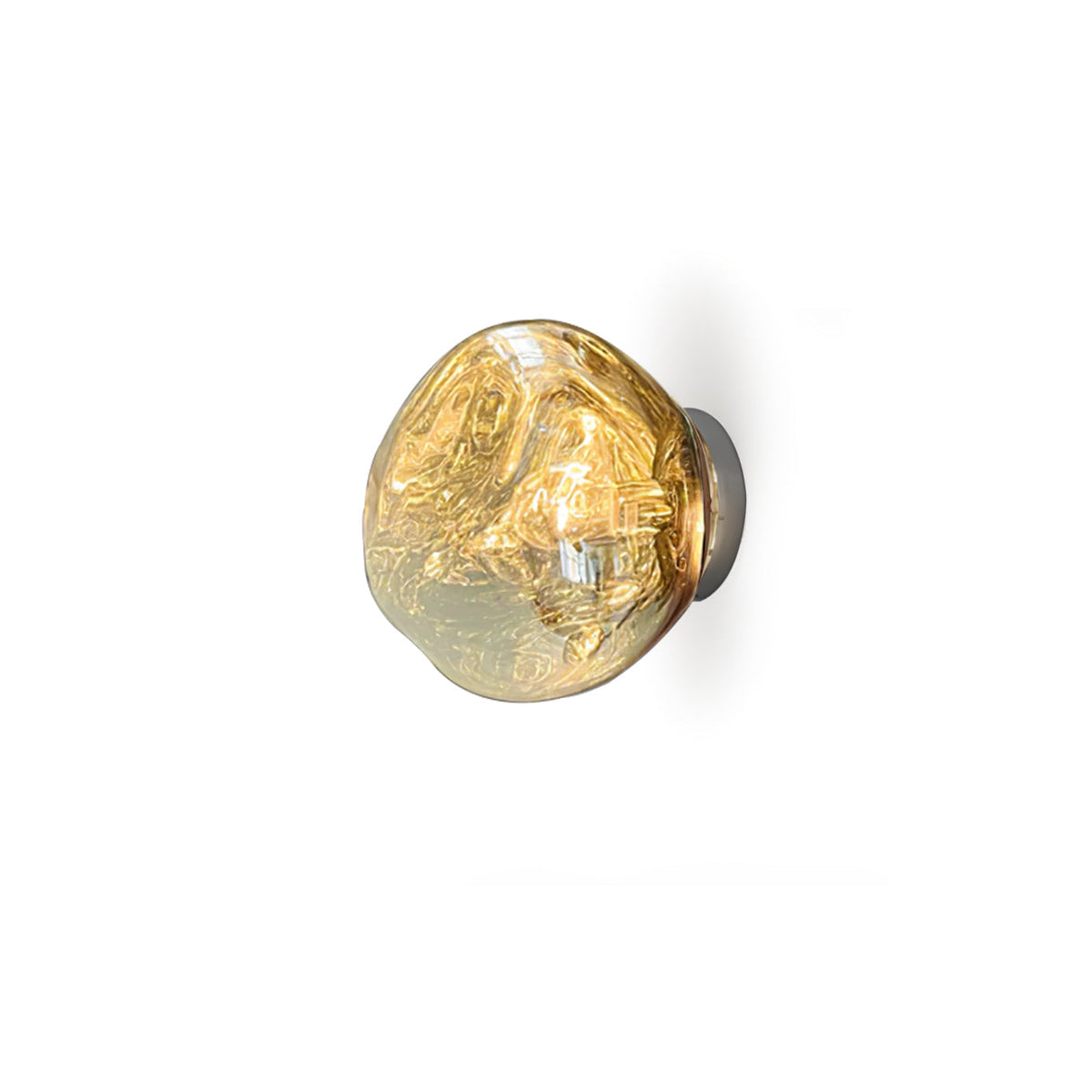Leni Amber Glass Wall Lamp