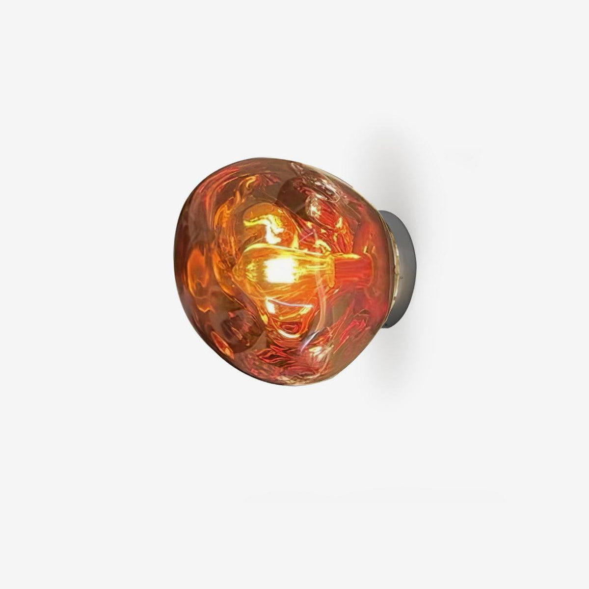 Leni Amber Glass Wall Lamp