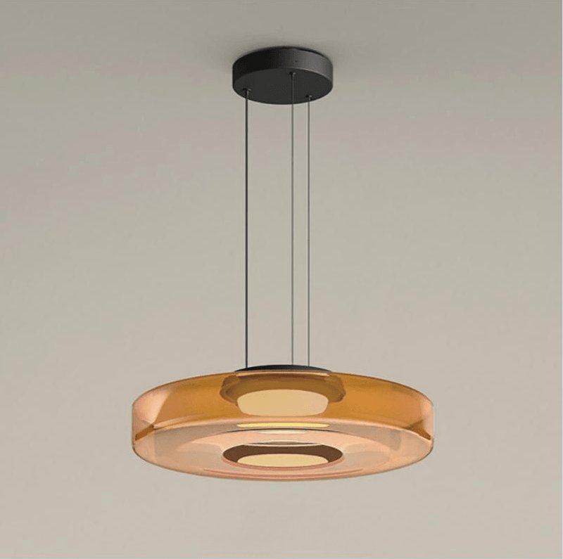 Lioralaine Pendant Lamp Glass Circles Multi-Level