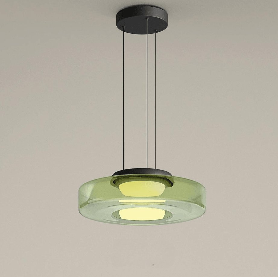 Lioralaine Pendant Lamp Glass Circles Multi-Level