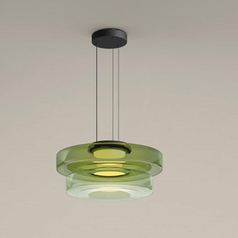 Lioralaine Pendant Lamp Glass Circles Multi-Level