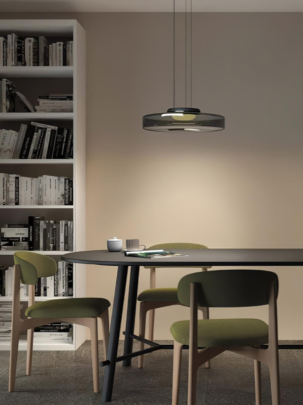 Lioralaine Pendant Lamp Glass Circles Multi-Level