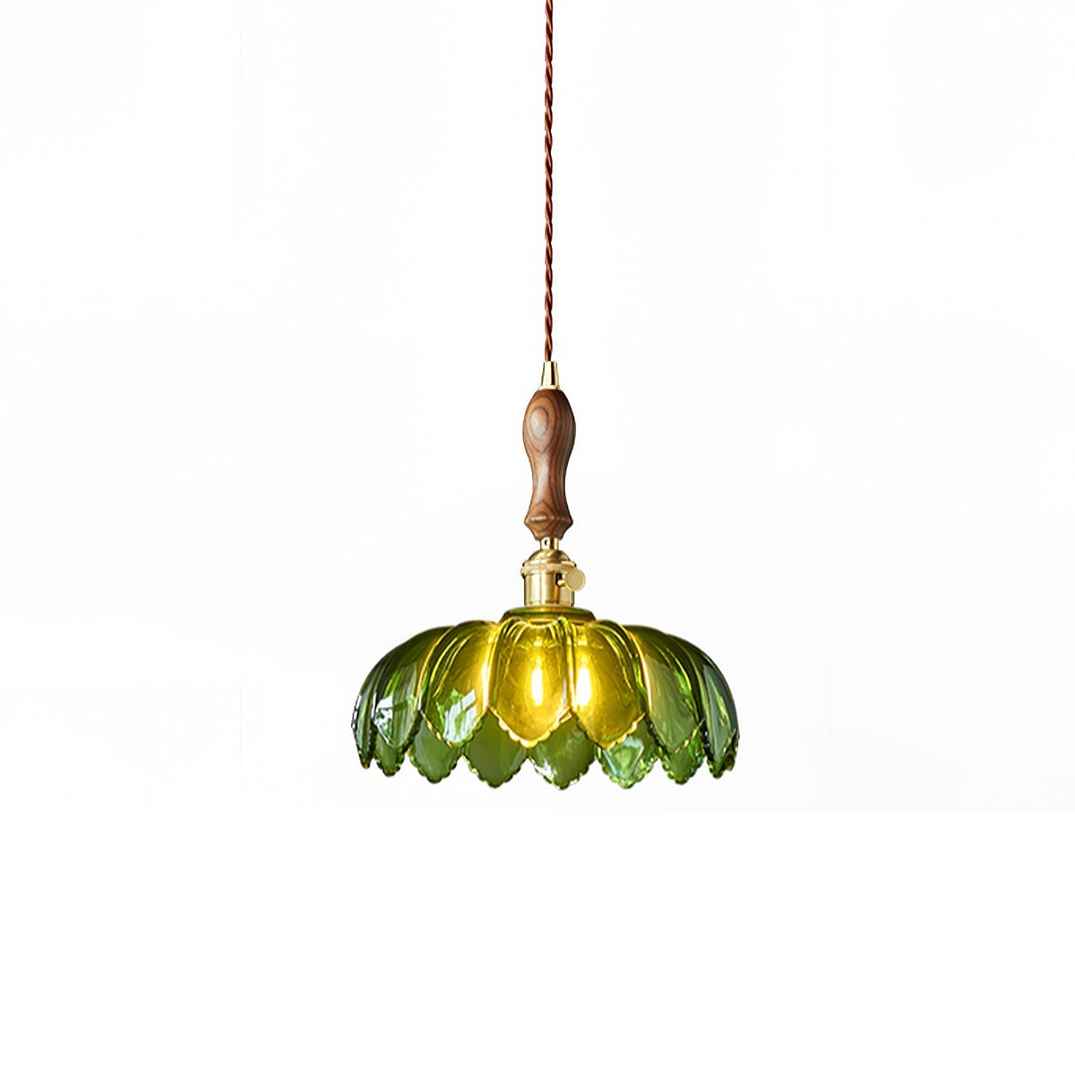 Fioracn Wood Light Luxury Pendant Lamp