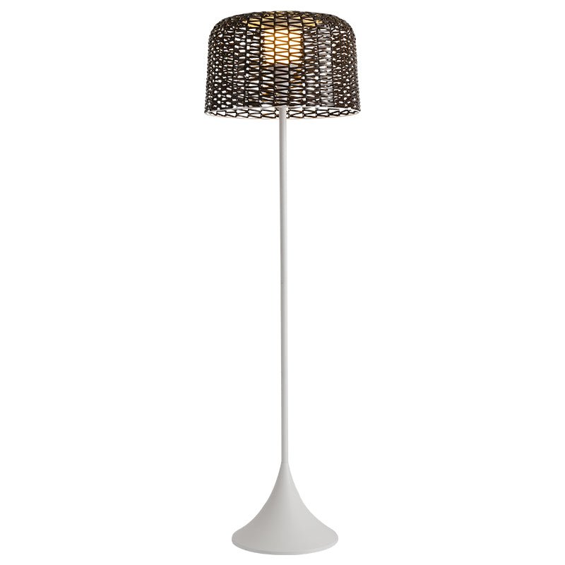 Callum Woven Solar Floor Lamp