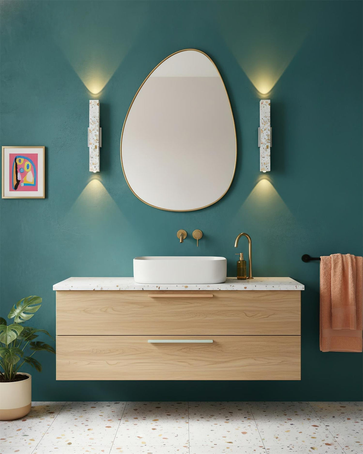 Renaelle Terrazzo Wall Lamp