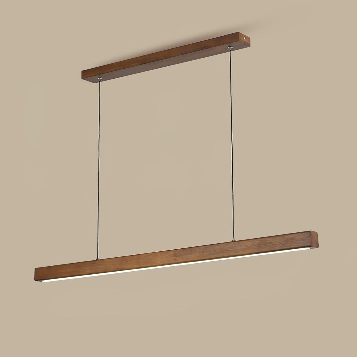 Aro Linear Wooden Pendant Light