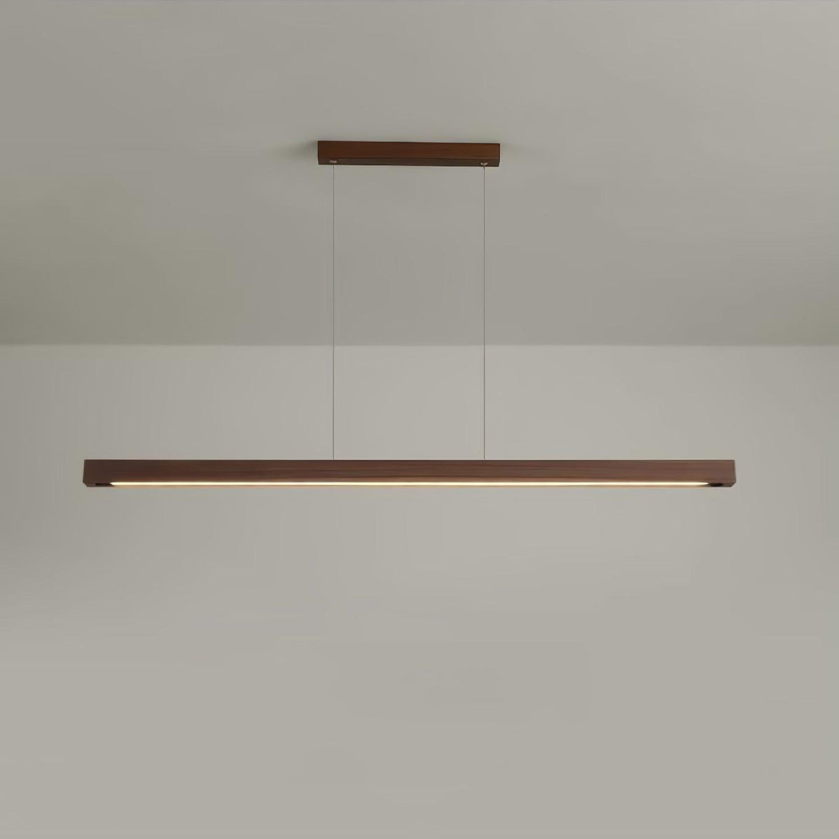 Aro Linear Wooden Pendant Light