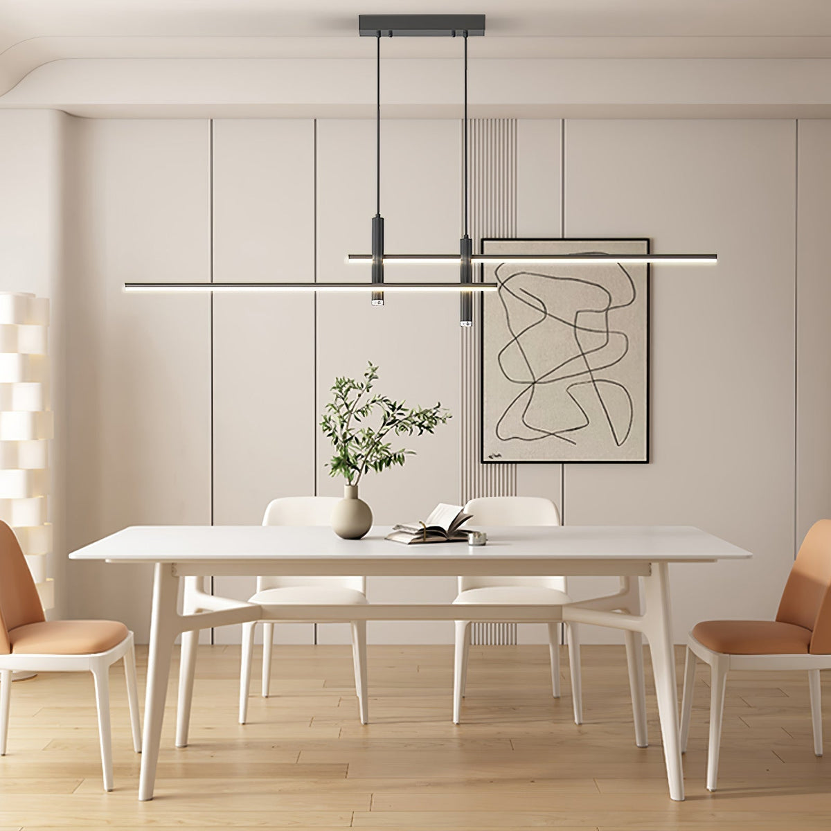 Bemunuk Pendant Light Modern Linear Dining Room