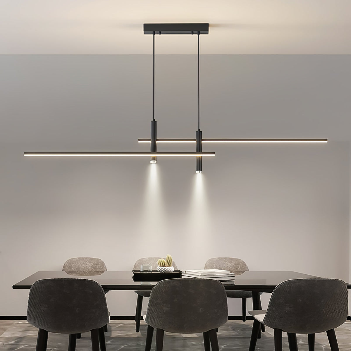 Bemunuk Pendant Light Modern Linear Dining Room