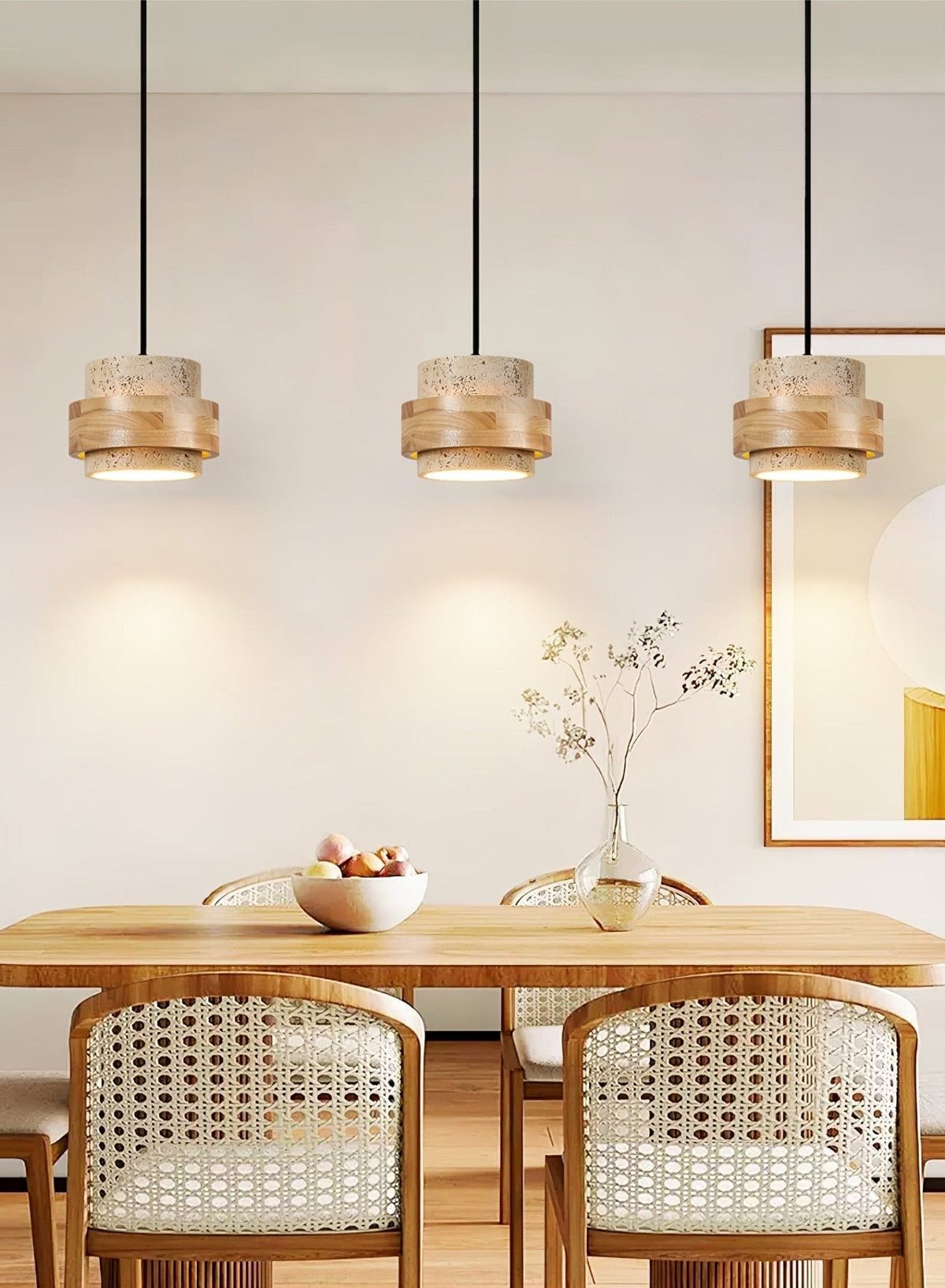 Reribut Pendant Light Travertine