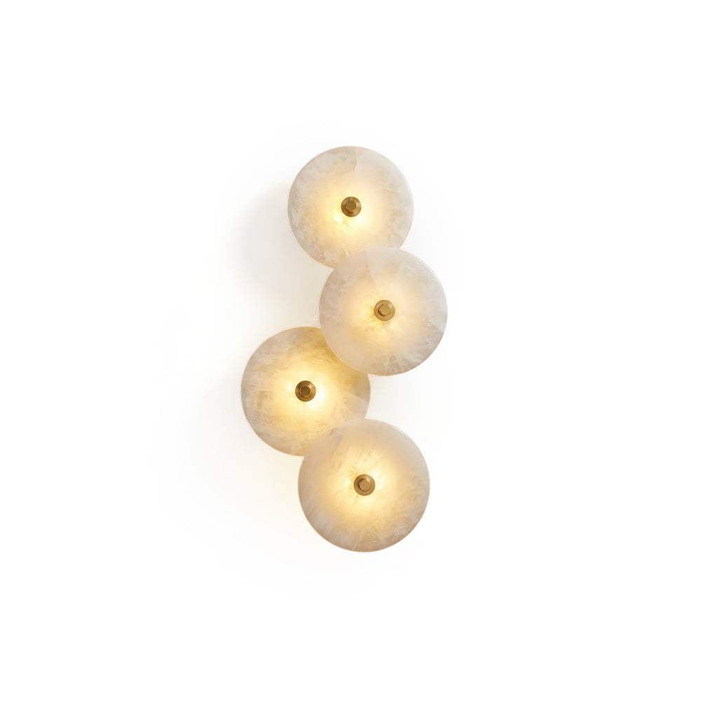 Lotus Alabaster Wall Sconce