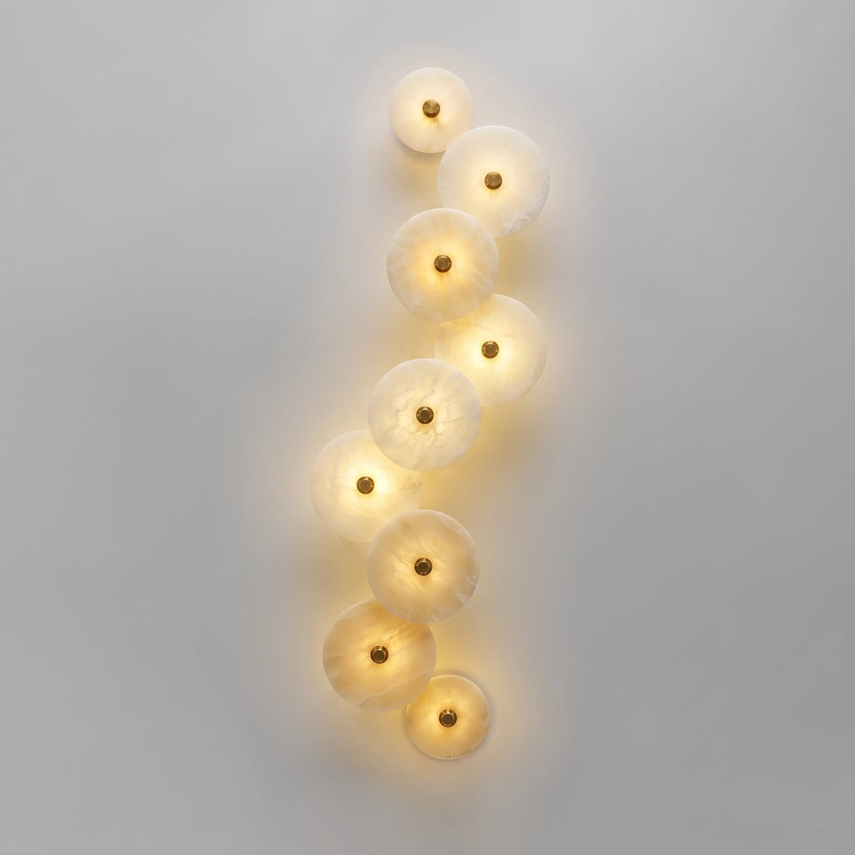 Lotus Alabaster Wall Sconce