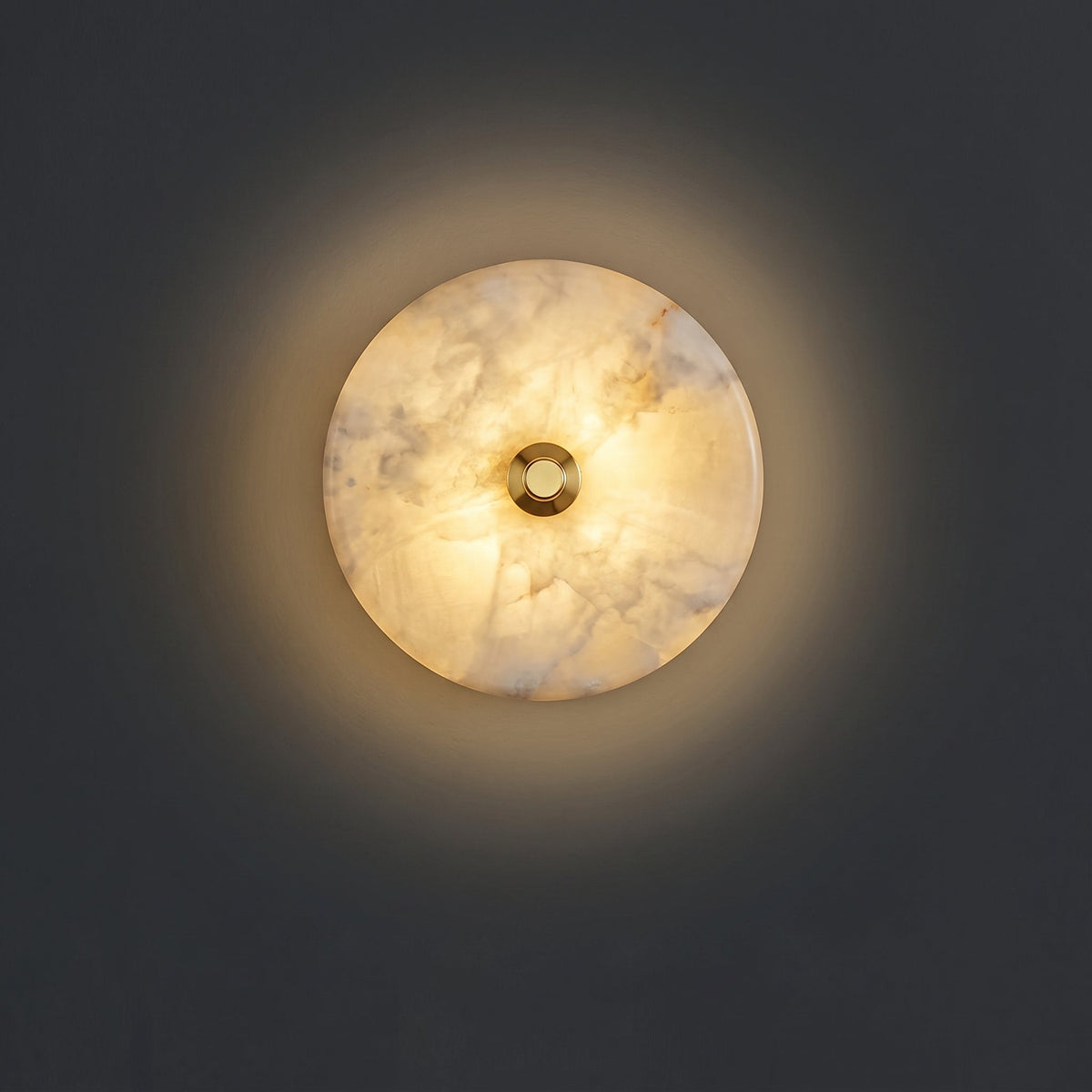 Lotus Alabaster Wall Sconce