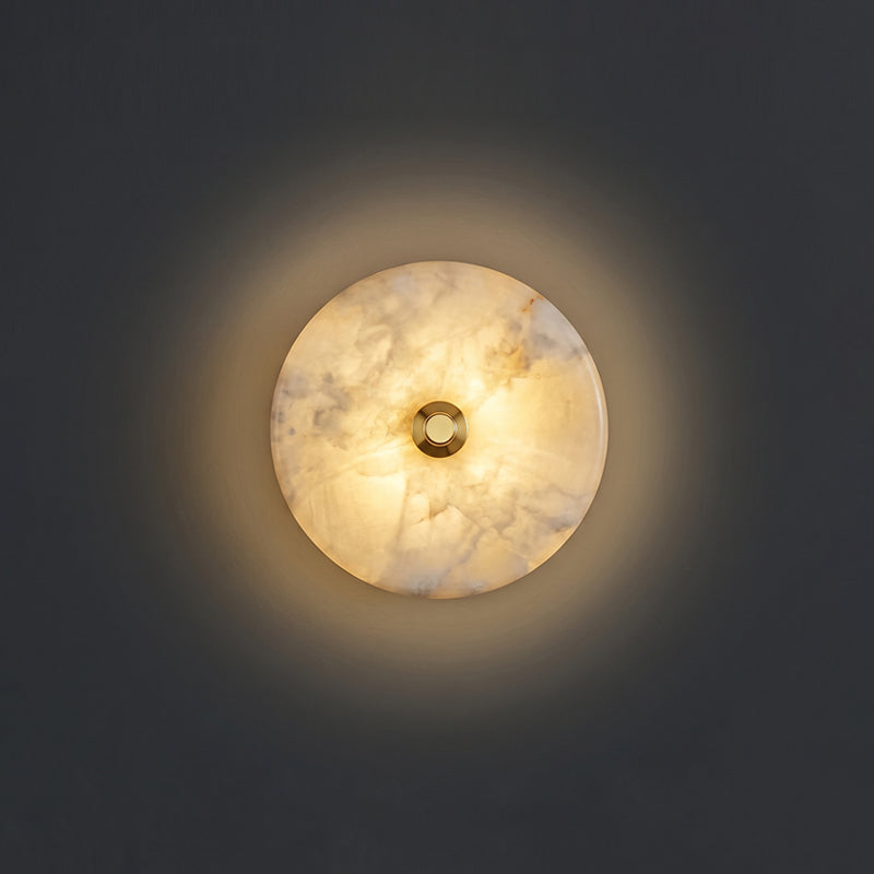 Lotus Alabaster Wall Sconce