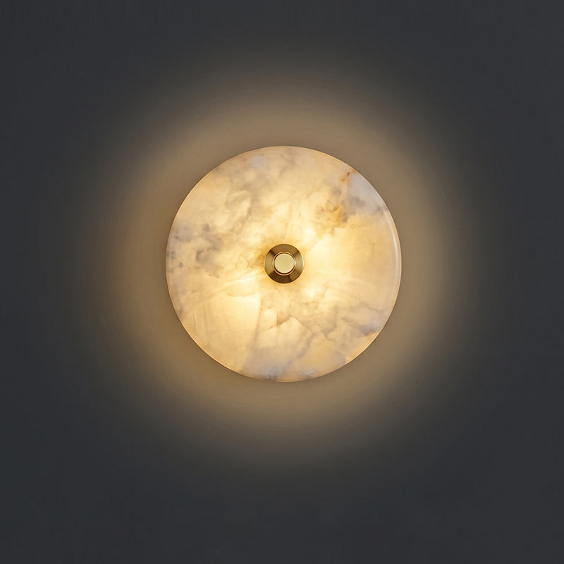 Lotus Alabaster Wall Sconce