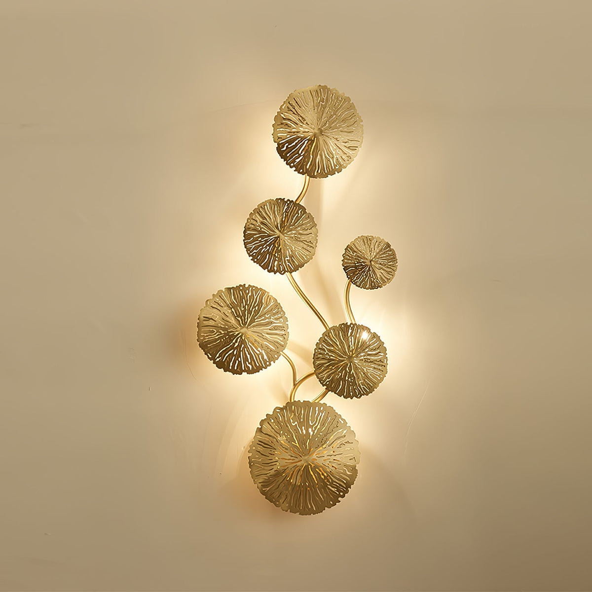 Nesipet Lotus Leaf Wall Sconce