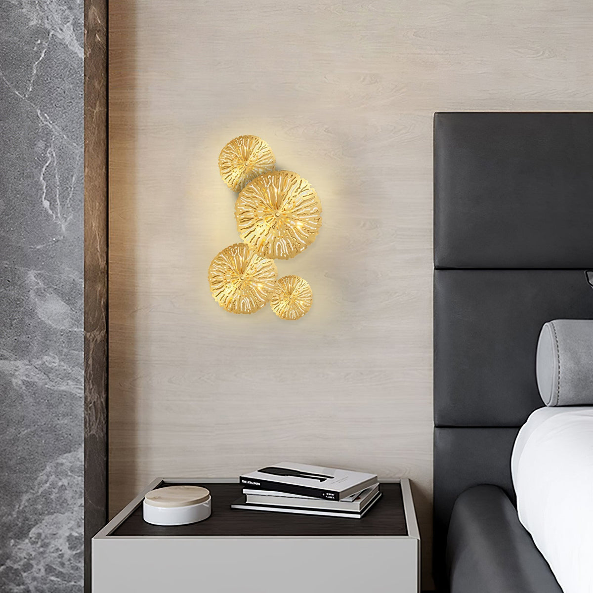 Nesipet Lotus Leaf Wall Sconce