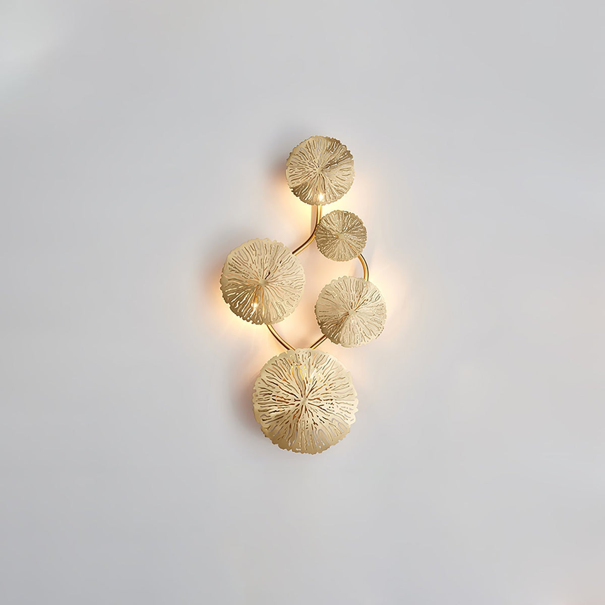 Nesipet Lotus Leaf Wall Sconce