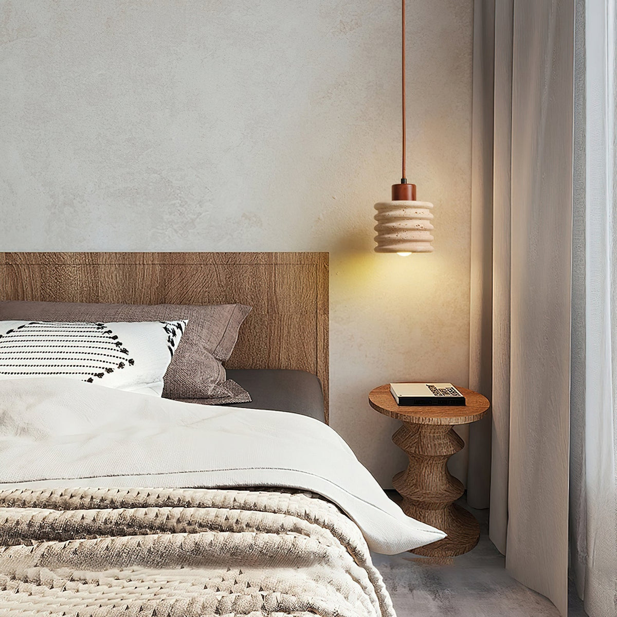 Burlat Pendant Light Travertine