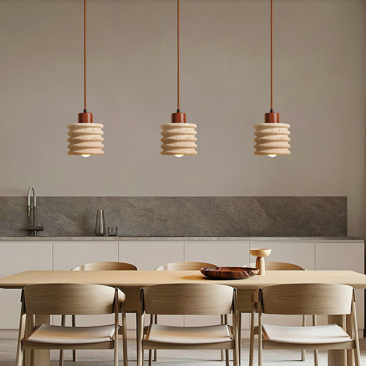 Burlat Pendant Light Travertine