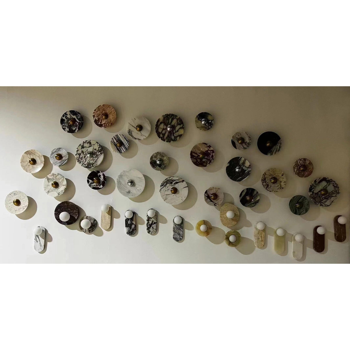 Katesis Oval Wall Lamp Marble