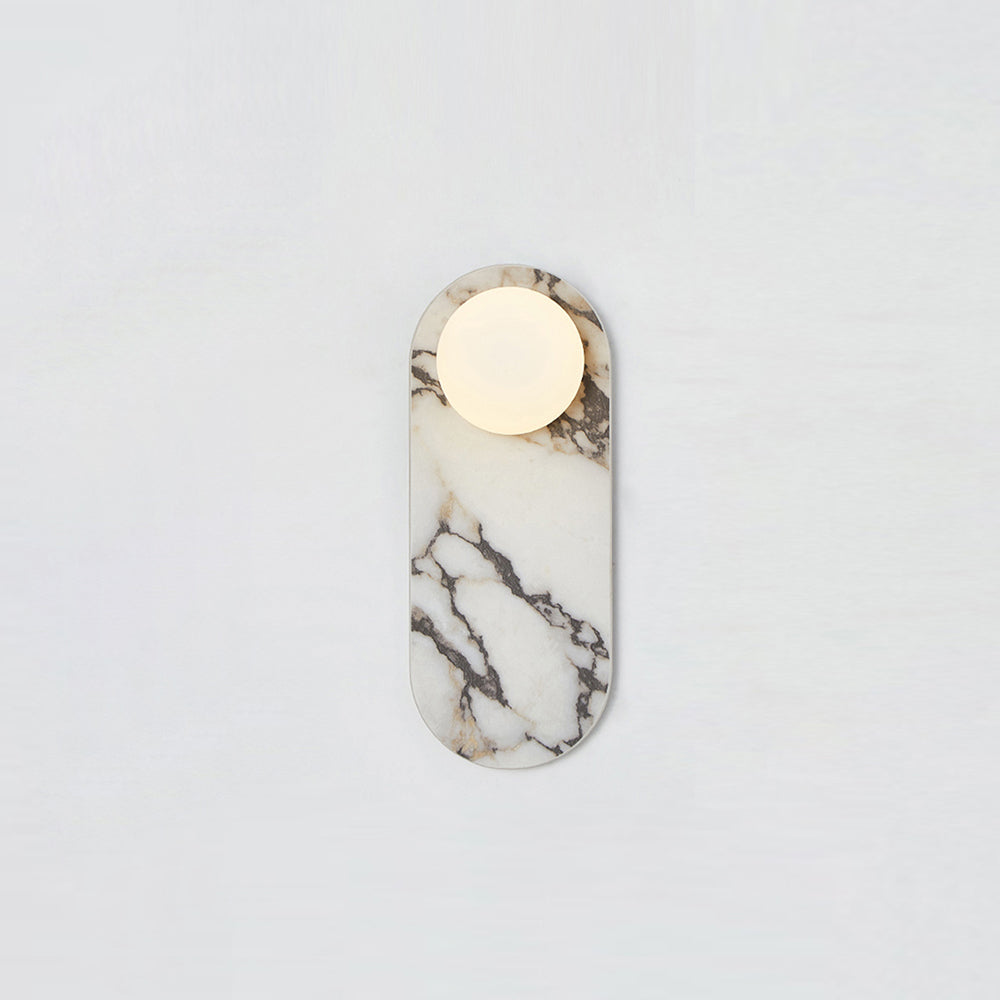 Katesis Oval Wall Lamp Marble
