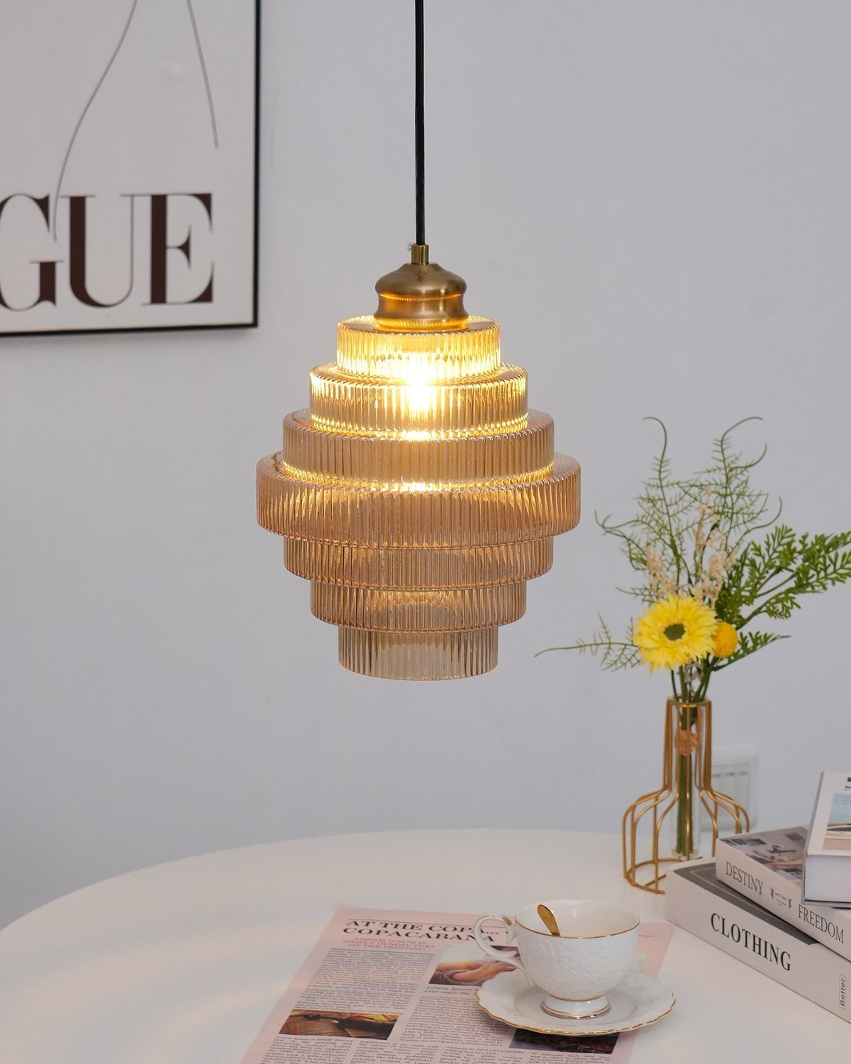 Svena Glass Pendant Lamp