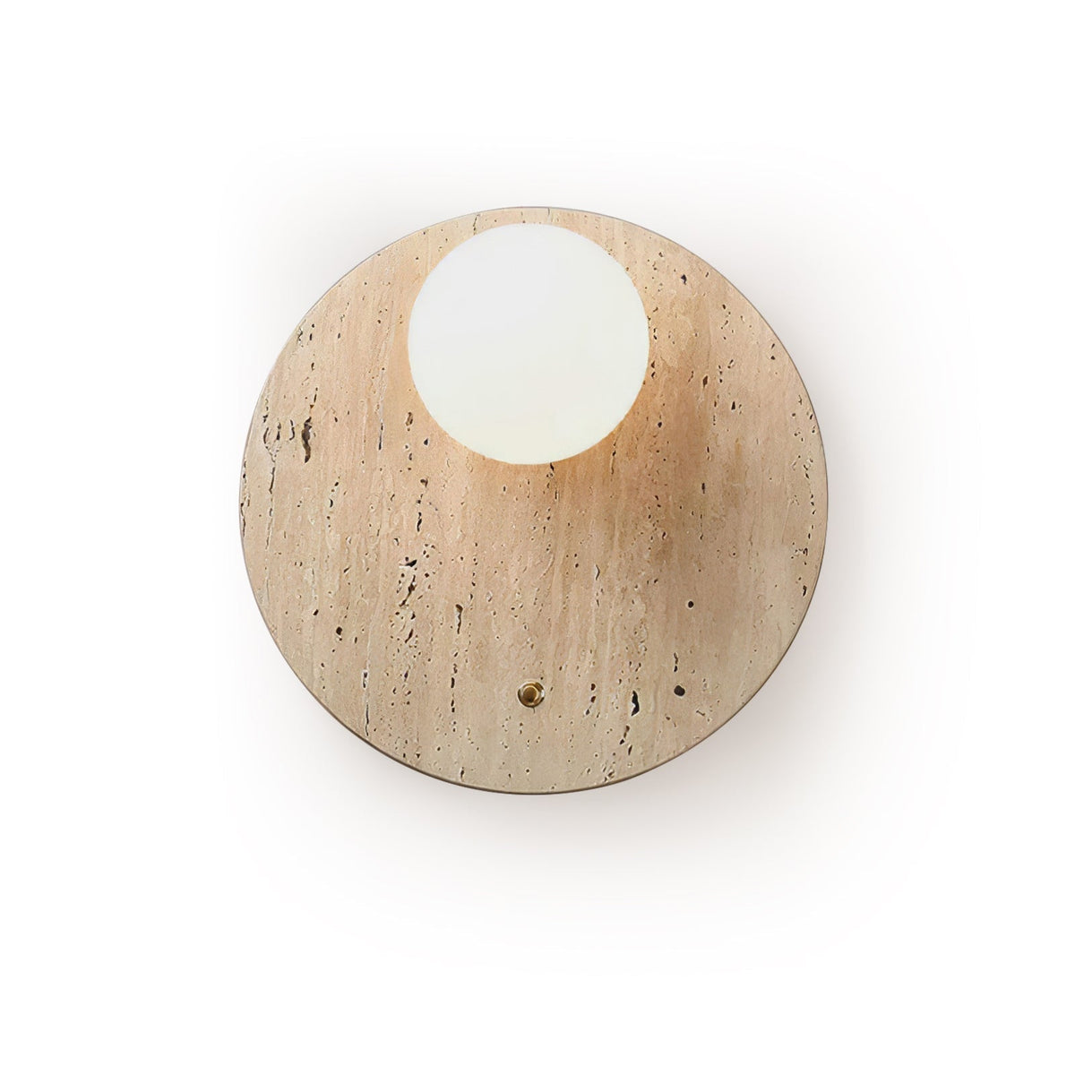 Aurevon Minimalist Travertine Wall Light