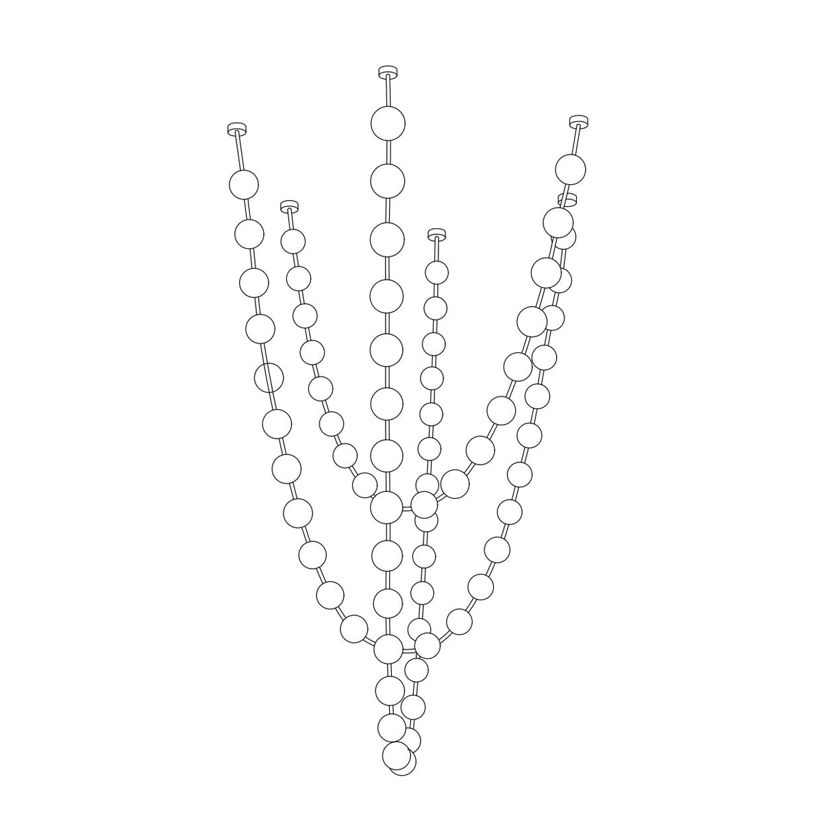Lindencourt Strand Necklace Chandelier