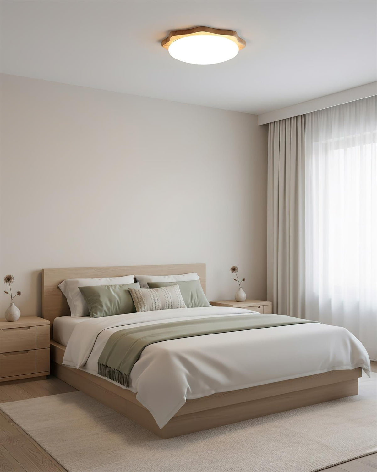 Rinaeria Wood Ceiling Lamp