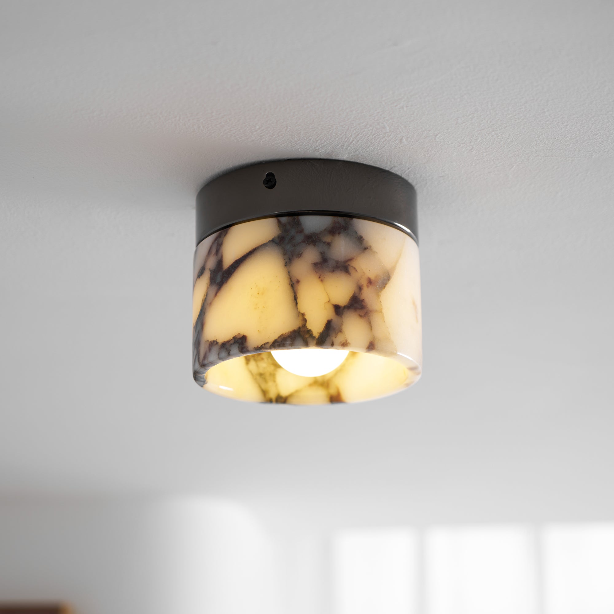 Ivinir Round Marble Ceiling Lamp
